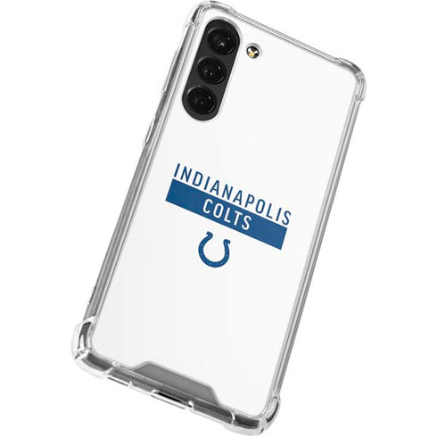 NFL Indianapolis Colts White Performance Series Galaxy S23 Plus Clear Case