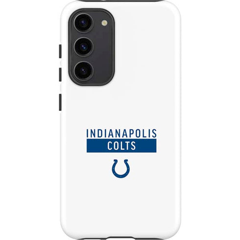 NFL Indianapolis Colts White Performance Series Galaxy S23 Plus Pro Case