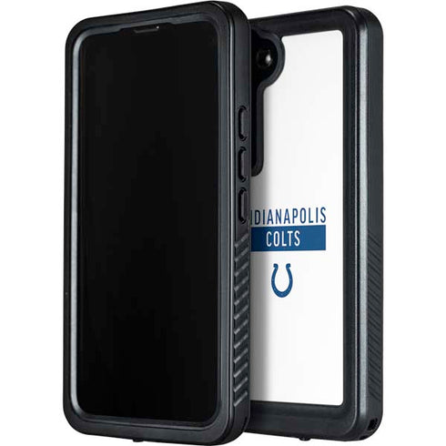 NFL Indianapolis Colts White Performance Series Galaxy S23 Plus Waterproof Case