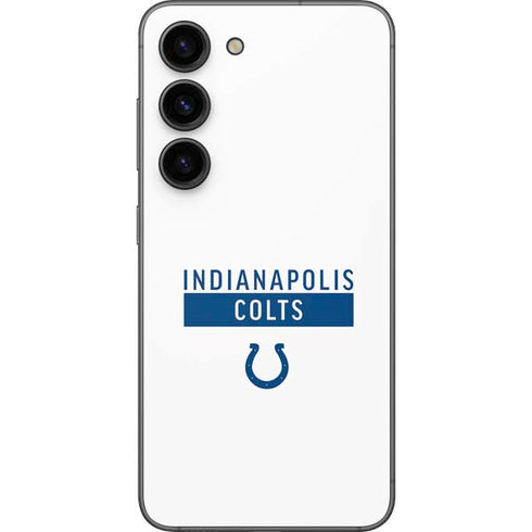 NFL Indianapolis Colts White Performance Series Galaxy S23 Skin