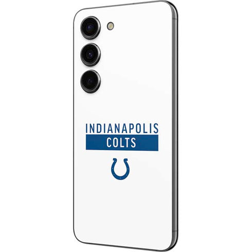 NFL Indianapolis Colts White Performance Series Galaxy S23 Skin