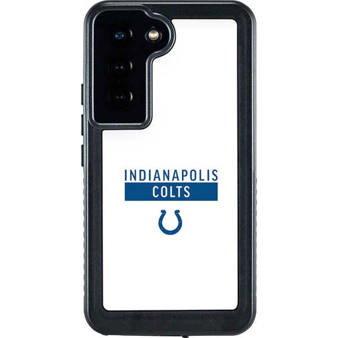 NFL Indianapolis Colts White Performance Series Galaxy S23 Waterproof Case