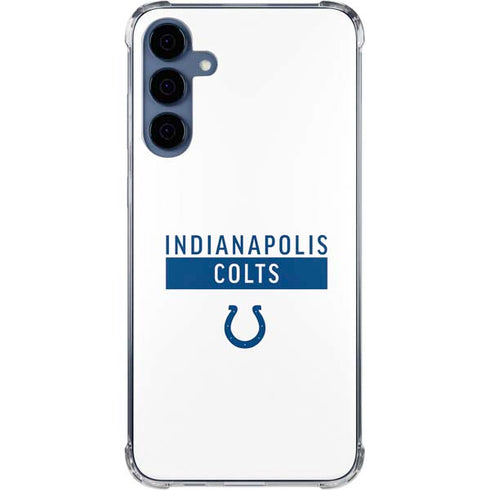 NFL Indianapolis Colts White Performance Series Galaxy S24 Clear Case