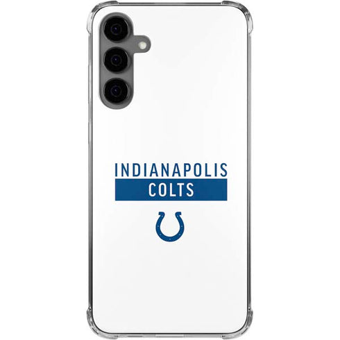 NFL Indianapolis Colts White Performance Series Galaxy S24 Plus Clear Case