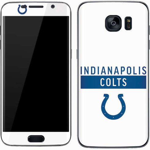 NFL Indianapolis Colts White Performance Series Galaxy S7 Skin
