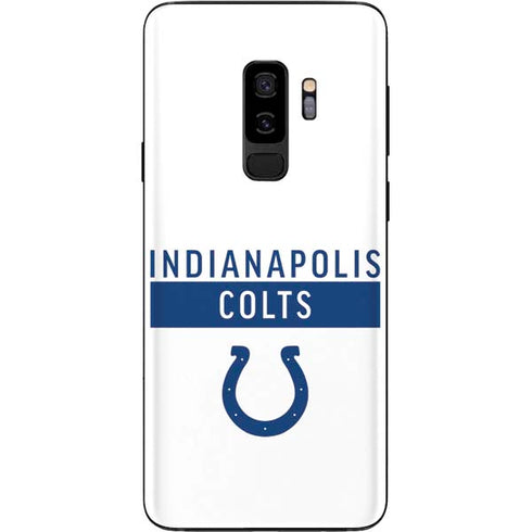 NFL Indianapolis Colts White Performance Series Galaxy S9 Plus Skin