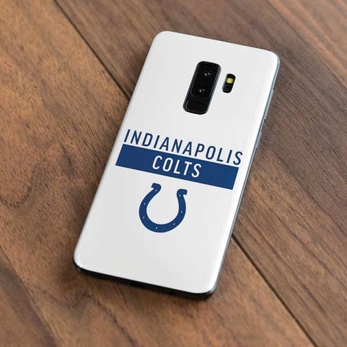 NFL Indianapolis Colts White Performance Series Galaxy S9 Plus Skin