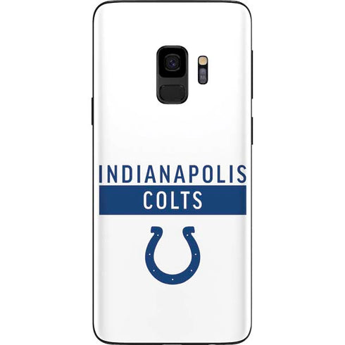 NFL Indianapolis Colts White Performance Series Galaxy S9 Skin