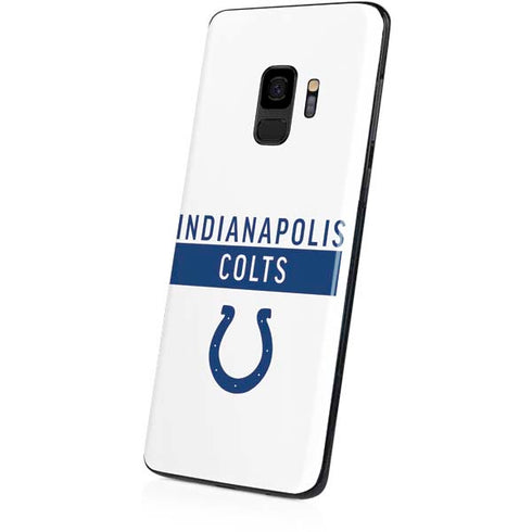 NFL Indianapolis Colts White Performance Series Galaxy S9 Skin