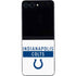 NFL Indianapolis Colts White Performance Series Galaxy Z Flip5 5G Skin