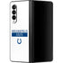 NFL Indianapolis Colts White Performance Series Galaxy Z Fold3 5G Skin