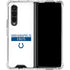 NFL Indianapolis Colts White Performance Series Galaxy Z Fold4 5G Clear Case
