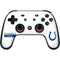 NFL Indianapolis Colts White Performance Series Google Stadia Controller Skin