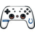 NFL Indianapolis Colts White Performance Series Google Stadia Controller Skin