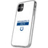 NFL Indianapolis Colts White Performance Series iPhone 11 Clear Case