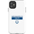 NFL Indianapolis Colts White Performance Series iPhone 11 Impact Case