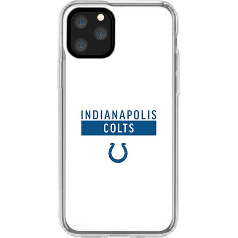 NFL Indianapolis Colts White Performance Series iPhone 11 Pro Clear Case