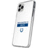 NFL Indianapolis Colts White Performance Series iPhone 11 Pro Clear Case