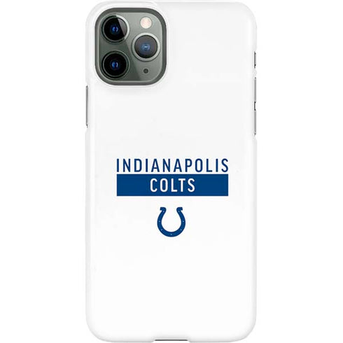 NFL Indianapolis Colts White Performance Series iPhone 11 Pro Lite Case