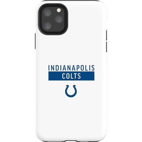 NFL Indianapolis Colts White Performance Series iPhone 11 Pro Max Impact Case