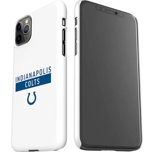 NFL Indianapolis Colts White Performance Series iPhone 11 Pro Max Lite Case
