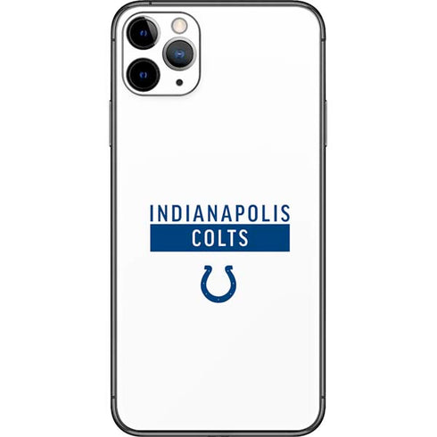 NFL Indianapolis Colts White Performance Series iPhone 11 Pro Max Skin