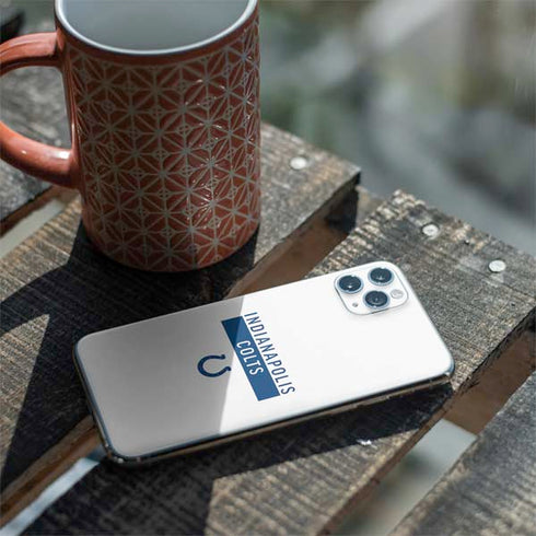 NFL Indianapolis Colts White Performance Series iPhone 11 Pro Max Skin