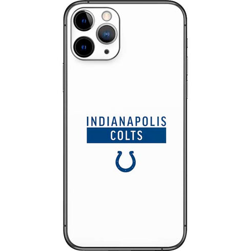 NFL Indianapolis Colts White Performance Series iPhone 11 Pro Skin