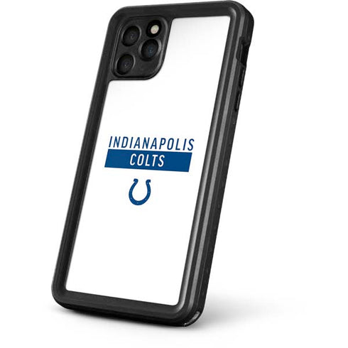 NFL Indianapolis Colts White Performance Series iPhone 11 Pro Waterproof Case