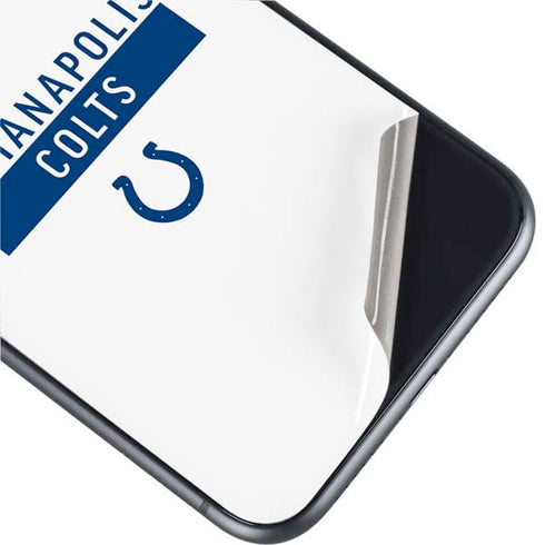 NFL Indianapolis Colts White Performance Series iPhone 11 Skin