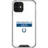 NFL Indianapolis Colts White Performance Series iPhone 12 Clear Case