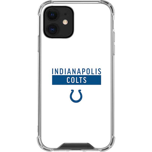 NFL Indianapolis Colts White Performance Series iPhone 12 Mini Clear Case