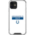 NFL Indianapolis Colts White Performance Series iPhone 12 Mini Clear Case