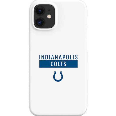 NFL Indianapolis Colts White Performance Series iPhone 12 Mini Lite Case