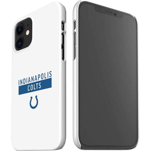 NFL Indianapolis Colts White Performance Series iPhone 12 Mini Lite Case