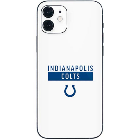 NFL Indianapolis Colts White Performance Series iPhone 12 Mini Skin