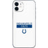 NFL Indianapolis Colts White Performance Series iPhone 12 Mini Skin