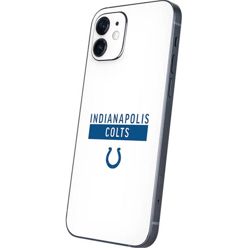 NFL Indianapolis Colts White Performance Series iPhone 12 Mini Skin