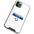 NFL Indianapolis Colts White Performance Series iPhone 12 Pro Clear Case