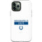 NFL Indianapolis Colts White Performance Series iPhone 12 Pro Impact Case