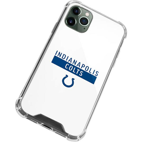 NFL Indianapolis Colts White Performance Series iPhone 12 Pro Max Clear Case
