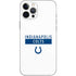 NFL Indianapolis Colts White Performance Series iPhone 12 Pro Max Skin