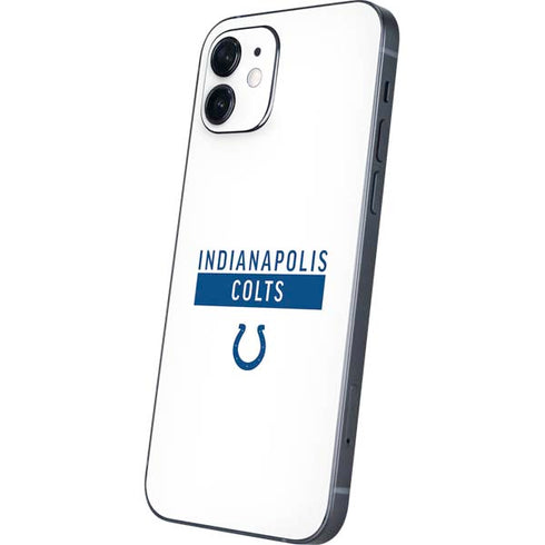 NFL Indianapolis Colts White Performance Series iPhone 12 Skin