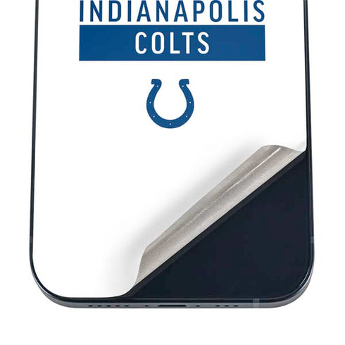 NFL Indianapolis Colts White Performance Series iPhone 12 Skin