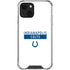 NFL Indianapolis Colts White Performance Series iPhone 13 Clear Case