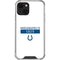 NFL Indianapolis Colts White Performance Series iPhone 13 Mini Clear Case