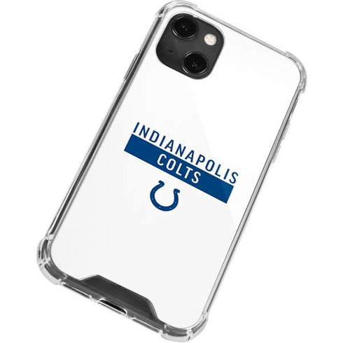 NFL Indianapolis Colts White Performance Series iPhone 13 Mini Clear Case