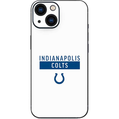 NFL Indianapolis Colts White Performance Series iPhone 13 Mini Skin