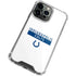 NFL Indianapolis Colts White Performance Series iPhone 13 Pro Max Clear Case