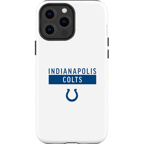 NFL Indianapolis Colts White Performance Series iPhone 13 Pro Max Impact Case